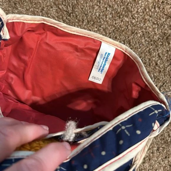 Vintage Knickerbocker Annie blue purse Tomorrow I love you stuffed doll bag tote - Picture 3 of 3